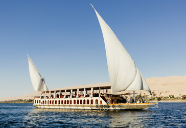 Navigation douce en Dahabiya traditionnelle